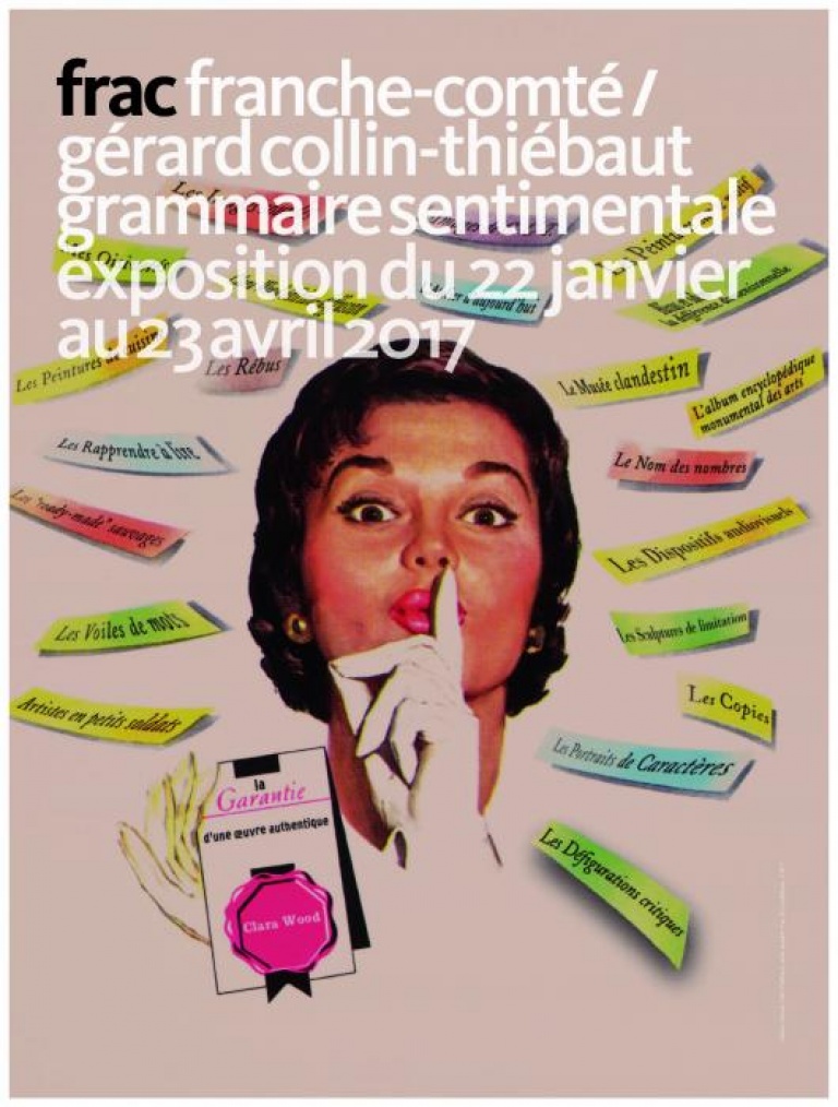 Fondation Giacometti -  Gérard Collin-Thiébaut, Grammaire sentimentale