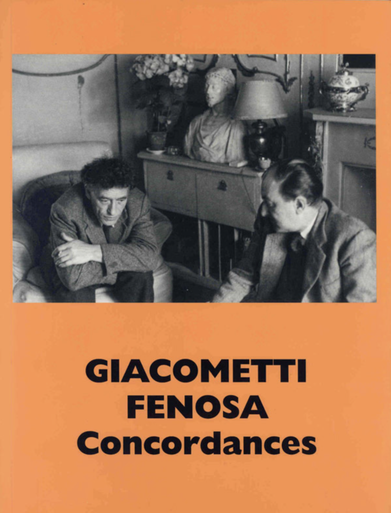 Fondation Giacometti -  Giacometti Fenosa. Concordances.
