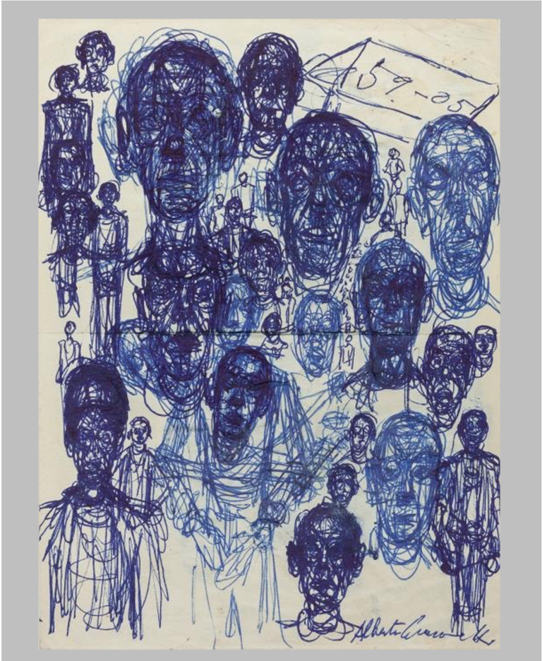 Fondation Giacometti -  Giacometti et le dessin