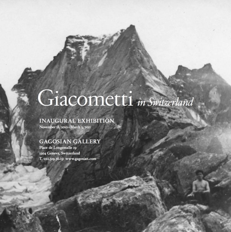 Fondation Giacometti -  Giacometti in Switzerland