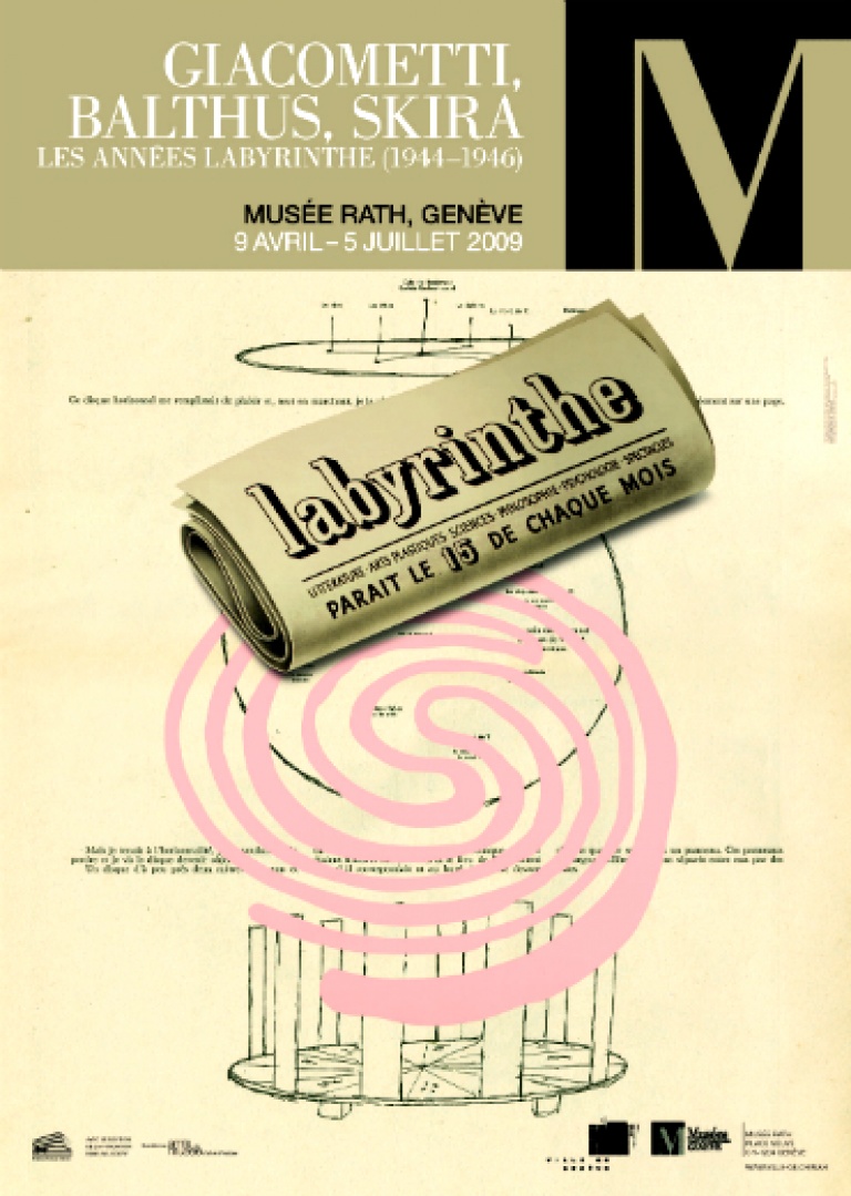 Fondation Giacometti -  Giacometti, Balthus, Skira. Les années Labyrinthe (1944‑1946)