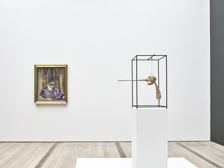 Fondation Giacometti -  Vue de l'exposition Bacon - Giacometti, Fondation Beyeler, 2018, photo Mark Niedermann -1