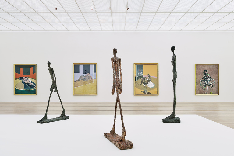 Fondation Giacometti -  Vue de l'exposition Bacon - Giacometti, Fondation Beyeler, 2018, 2