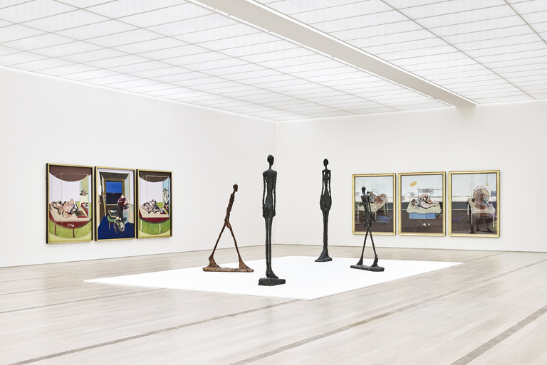 Fondation Giacometti -  Vue de l'exposition Bacon - Giacometti, Fondation Beyeler, 2018 - 8