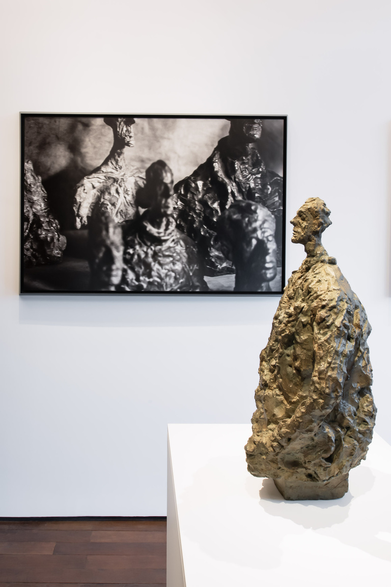Fondation Giacometti -  Vue de l'exposition "Alberto Giacometti - Peter Lindbergh. Saisir l'invisible", Paris, 2019