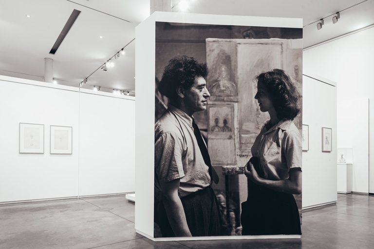 Fondation Giacometti -  Vue de l'exposition "Alberto Giacometti, d'après modèle" au Musée Toulouse-Lautrec, Albi, 2019