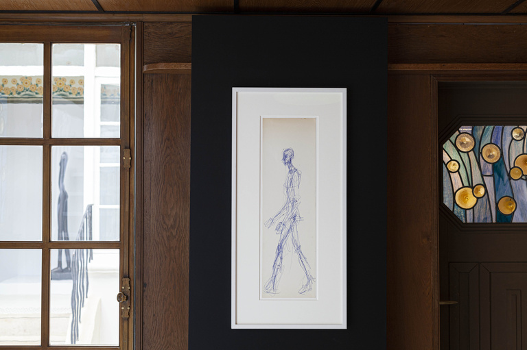 Fondation Giacometti -  Vue de l'exposition "L'Homme qui marche", Institut Giacometti, Paris, 2020 