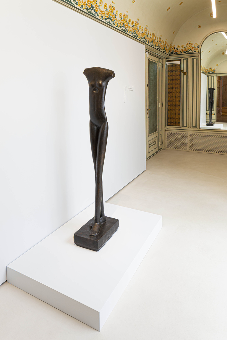 Fondation Giacometti -  Vue de l'exposition "L'Homme qui marche", Institut Giacometti, Paris, 2020