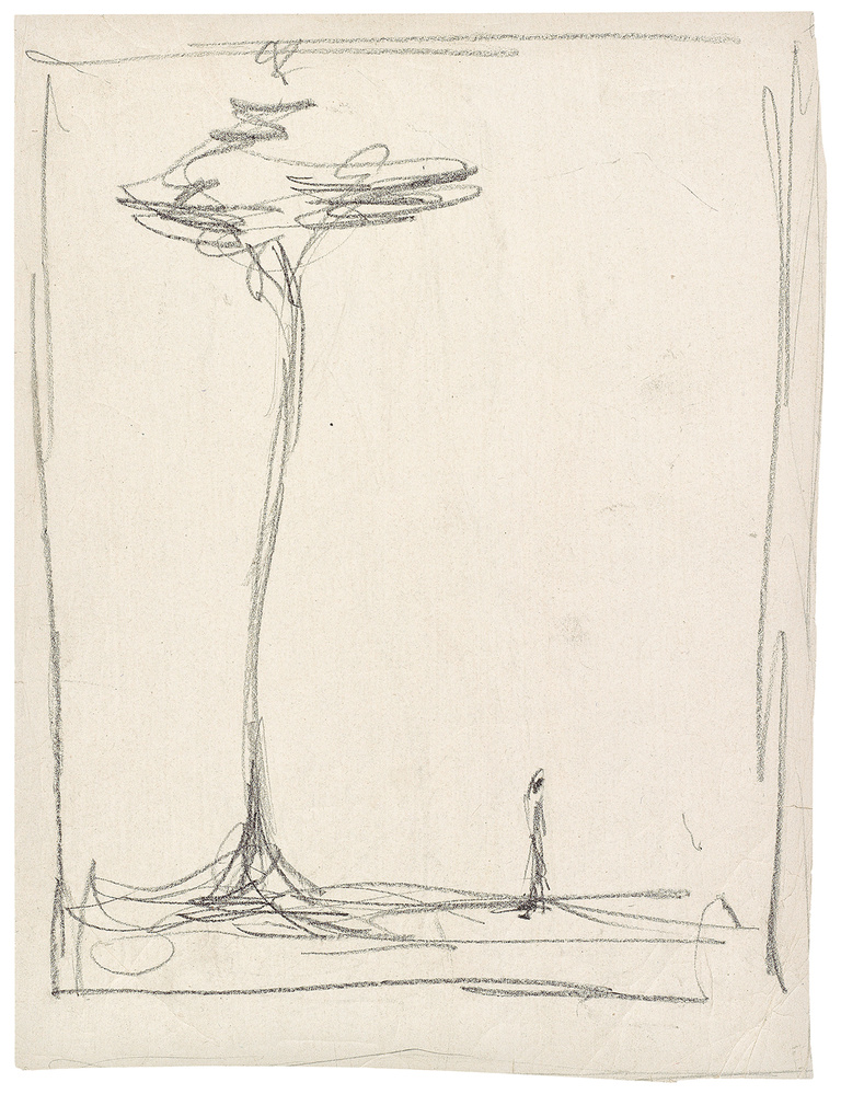 Fondation Giacometti -  Homme et arbre 