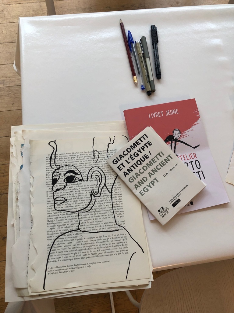 Fondation Giacometti -  Dessiner sur les livres3