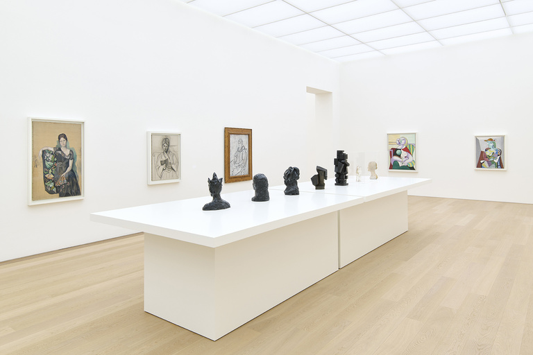 Fondation Giacometti -  Vue voorlinden 2