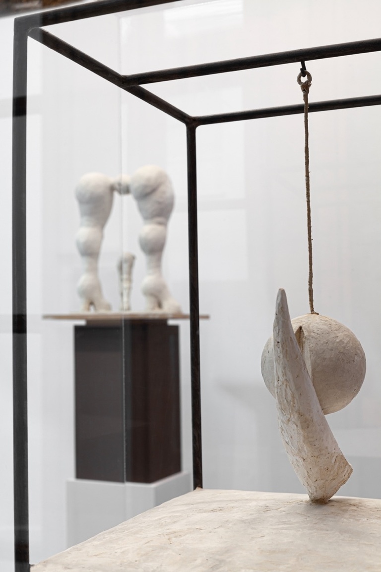 Fondation Giacometti -  Vue d’exposition « ASentiv Giacometti / Warren », Institut Giacometti, Paris 2023 © Fondation Giacometti