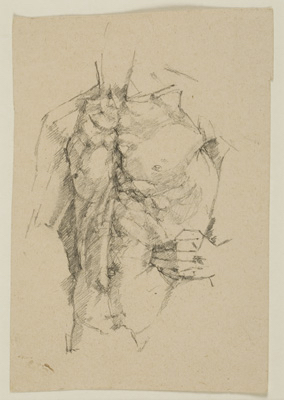 Fondation Giacometti -  Study of a nude [Torso of Man]