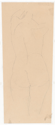 Fondation Giacometti -  [Nu féminin de dos]