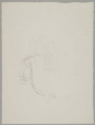 Fondation Giacometti -  Copie d'après Autoportrait de Paul Cézanne