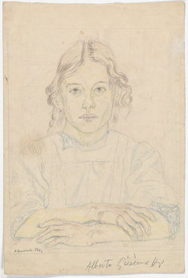 Fondation Giacometti -  Portrait de jeune fille