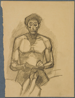 Fondation Giacometti -  [Self-Portrait Seated]