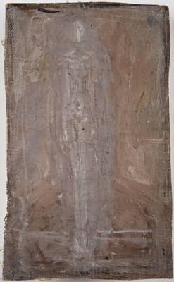 Fondation Giacometti -  [Femme debout en superposition d'un buste]