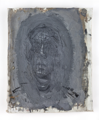 Fondation Giacometti -  [Head of Man face on]