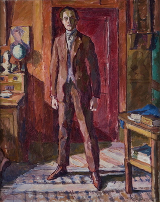 Fondation Giacometti -  Diego Standing in the Living-room in Stampa
