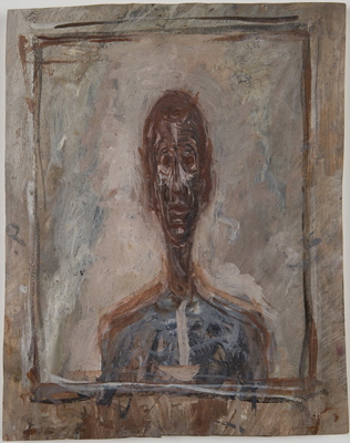Fondation Giacometti -  [Buste d'homme dans un cadre]