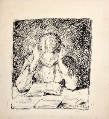 Fondation Giacometti -  [Ottilia reading]