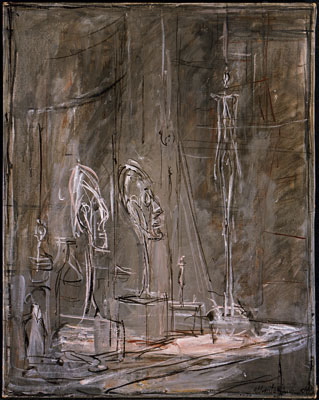 Fondation Giacometti -  [Sculptures in the studio]