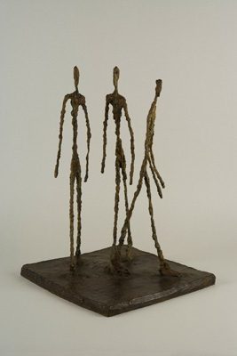 Fondation Giacometti -  Three Men Walking [Small Square]