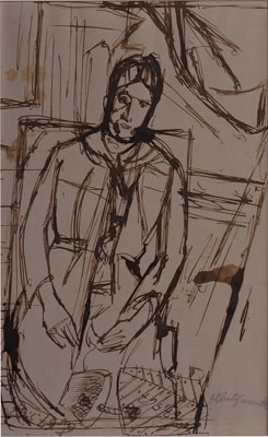 Fondation Giacometti -  [D'après Cézanne : Portrait de Madame Cézanne]