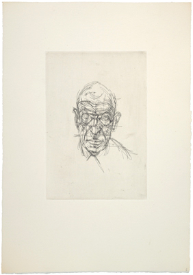 Fondation Giacometti -  Portrait of Michel Leiris [Face on V]