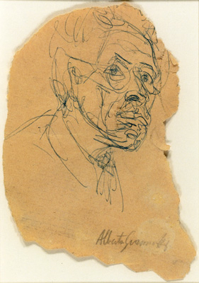 Fondation Giacometti -  [Autoportrait]