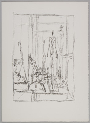 Fondation Giacometti -  [Sculptures dans l'atelier II]