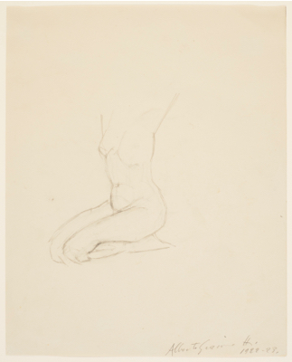 Fondation Giacometti -  Kneeling Nude
