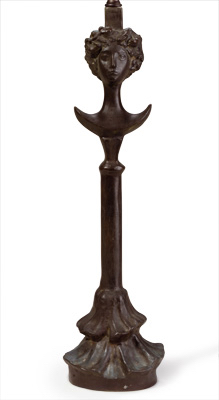 Fondation Giacometti -  Table lamp, « head » model