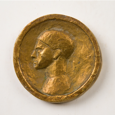 Fondation Giacometti -  Medallion, man in profile