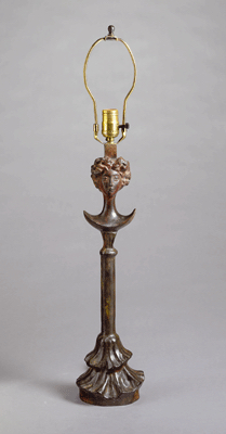 Fondation Giacometti -  Table lamp, « head » model