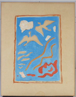 Fondation Giacometti -  Projet pour Jean-Michel Frank [carton pour un tapis]