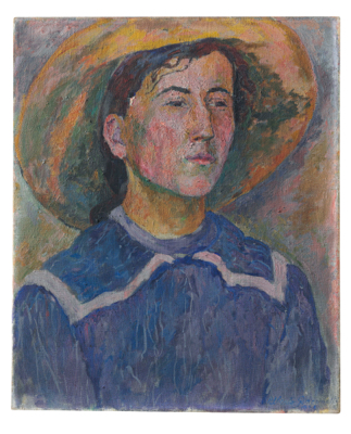 Fondation Giacometti -  [Portrait d'une jeune fille de Stampa (Maria Giovannini)]