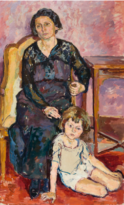 Fondation Giacometti -  [Rodolfo and his mother]