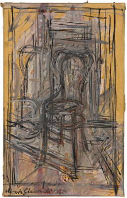 Fondation Giacometti - [Chaise dans l'atelier]