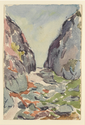 Fondation Giacometti -  Gorge and River