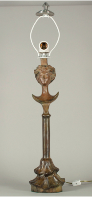Fondation Giacometti -  Table lamp, « head » model