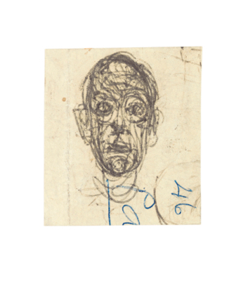 Fondation Giacometti -  Head and Inscriptions