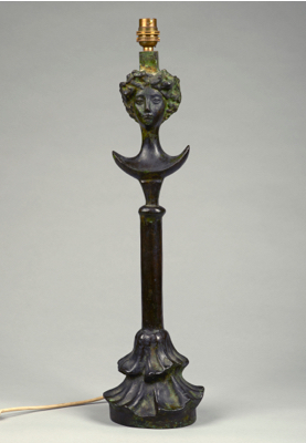 Fondation Giacometti -  Table Lamp, « Head » Model