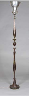 Fondation Giacometti -  Floor Lamp, Model with « Large Leaf », Thick Version