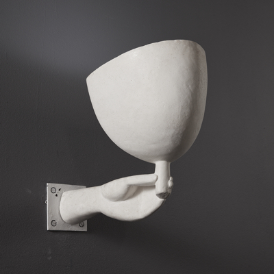 Fondation Giacometti -  Applique "main tenant une coupe" [main gauche]