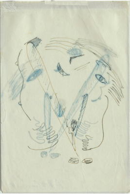 Fondation Giacometti -  Woman, Surrealist Composition (recto) / Woman, Surrealist Composition (verso)