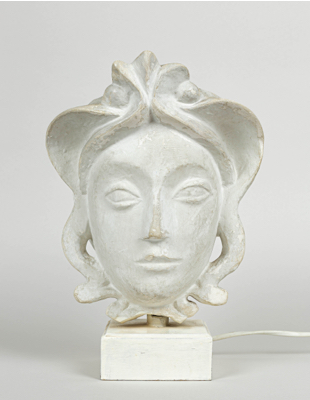 Fondation Giacometti -  Lampe modèle "masque coiffure"